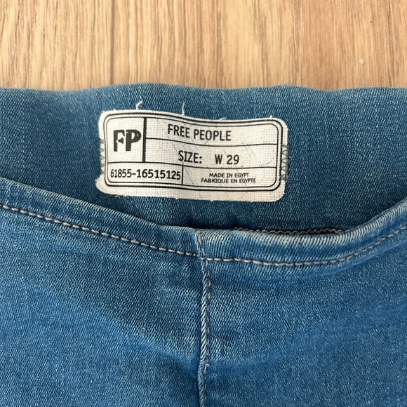 Free People Blue Jeggings - Picture 3 of 4